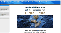 Desktop Screenshot of oliverjunker.de