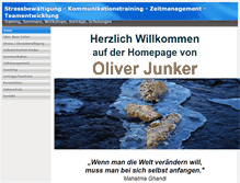 Tablet Screenshot of oliverjunker.de